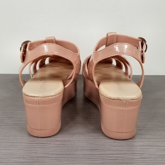 Jeffrey Campbell Candied Platform Sandals, Nude, Womens Size 6 M / 37 - Picture 5 of 12